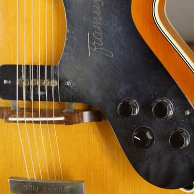 Framus Billy Lorento Archtop 1950s /Orange burst w Video image 5