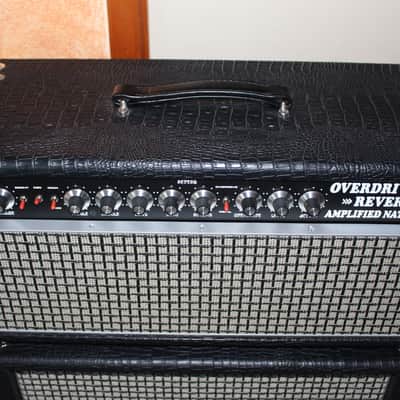 Immagine Amplified Nation Overdrive Reverb 2023 - 50W version - Custom Black Crocodile - Head + 2 x 12" Warehouse WGS12L Cab ! - 6