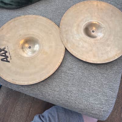 Sabian 14" AAX Stage Hi-Hat Cymbals (Pair) 2002 - 2018 - Brilliant image 3