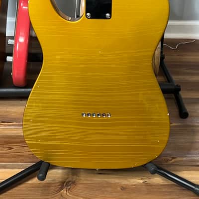 Bloomdoom Allparts Partscaster Telecaster - Firemist gold image 9