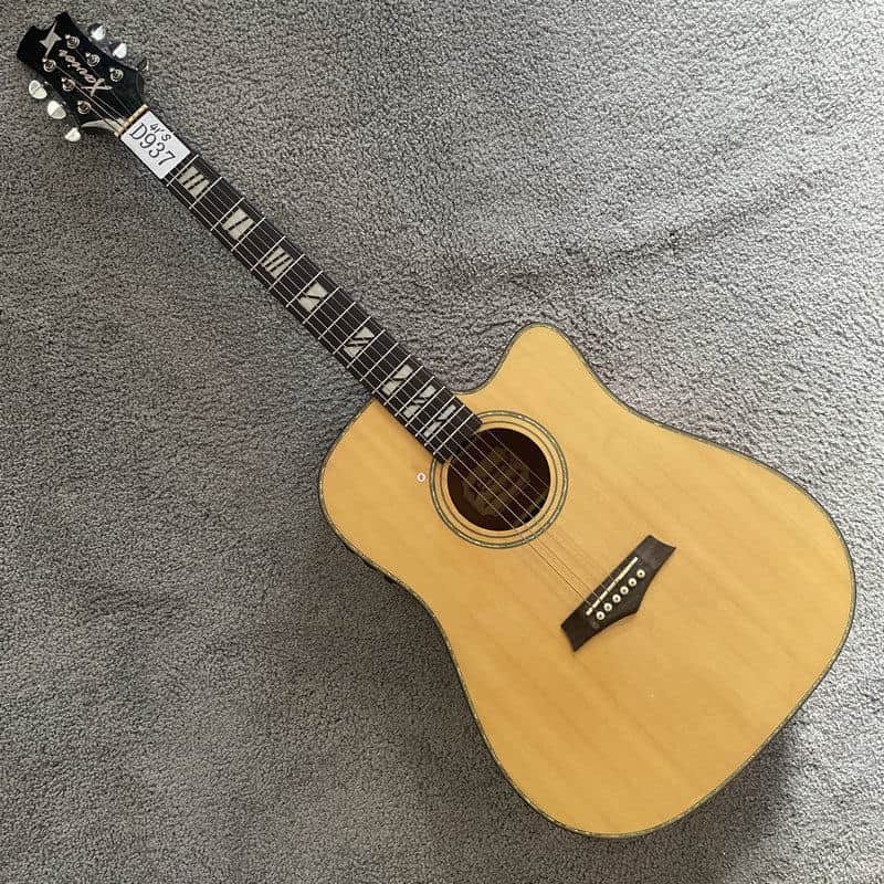 Xavier Dreadnought Style Acoustic Guitar, Spruce Wood Top Body, Mahogany Neck image 1