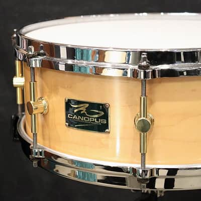 CANOPUS USED ​​M-1455 [The Maple Snare Drum 14''×5.5'' - Natural LQ] image 2