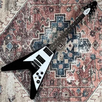 2021 Gibson Custom Shop Kirk Hammet 1979 Flying V Black Murphy Labs Electric Guitar W/ Original Hardshell Case & Candy! image 3
