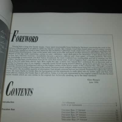 Fender- The Fender Bass Book 1990-New'Old Stock' image 5
