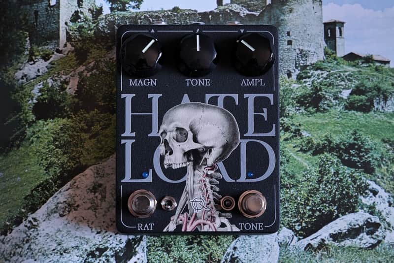 Hate Lord with DEMO Proco Rat + Russian Big Muff Ehx bass guitar image 1