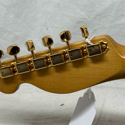 Grosh Guitars USA NOS Vintage T Singlecut Guitar with COA + Case 2016 - Two Tone Burst image 9
