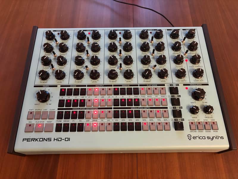 Erica Synths Perkons HD-01 + Dust Cover + Custom Bag image 1