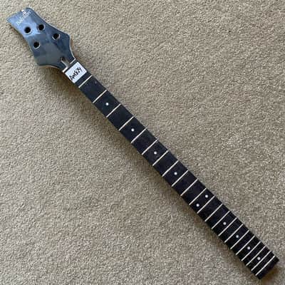 Maple Black 4 String Bass Neck, Rosewood Fingerboard 22 Frets image 1