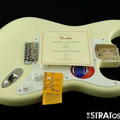 LOADED Fender American ERIC CLAPTON Strat BODY Stratocaster Guitar Olympic White image 2