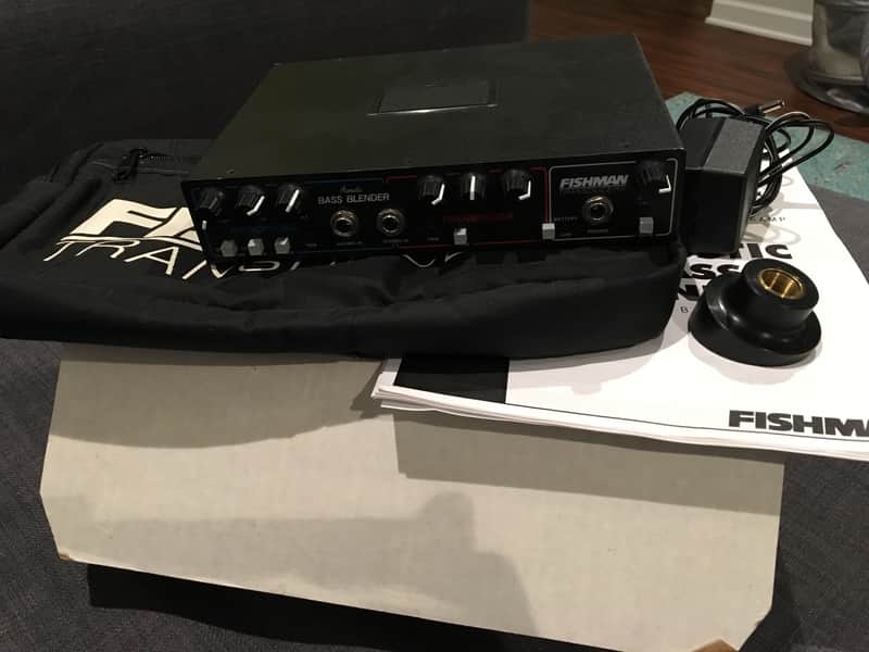 Fishman Acoustic Bass Blender Preamp W/original bag, box and more image 1