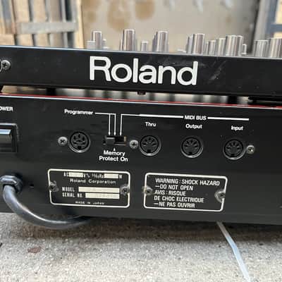 Roland JX-3P Synthesizer with PG-200 Programmer 1980s Serviced and Calibrated image 6