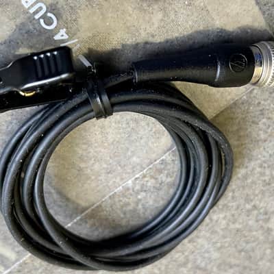 Audio-Technica AT830CW Omni Directional Condenser Lavalier Microphone 2010s - Black image 5