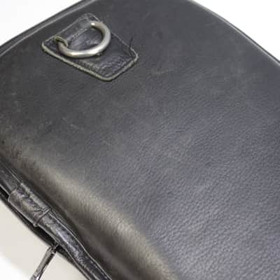Levy's Standard Leather Bass Gigbag - Black **Alembic Patch** image 15
