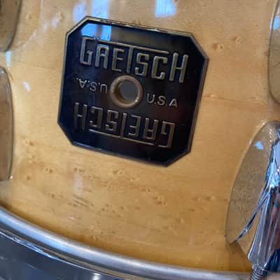 Gretsch 4155 Snare Drum 1980-1985 - Natural Maple - with Case! image 5