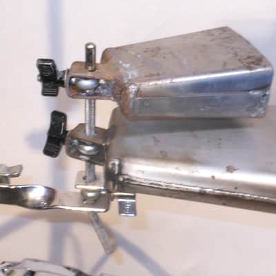 TWO Latin Percussion "SALSA" Cowbells With Chrome Plated LP Cowbell Holder image 7