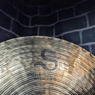 Zildjian S Series 14" Mastersound Hi‑Hat Cymbals – Brilliant Finish – Cutting, Bright, Modern Hi‑Hat Tone – Mastersound Wavy Bottom image 10