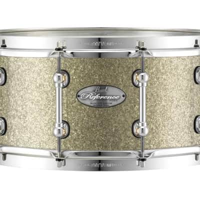 Pearl Music City Custom Reference Pure 14"x6.5" Snare Drum ICE BLUE OYSTER RFP1465S/C414 image 8