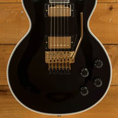 Gibson Custom Les Paul Axcess Custom w/Ebony Fingerboard Floyd Rose | Gloss Ebony image 1