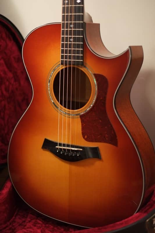 1996 Taylor 512-NG (Nanci Griffith Signature Model - RARE only 100 made) Cherry Sunburst, Florentine image 1