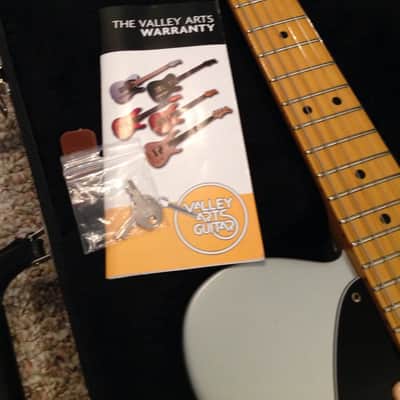 Valley Arts Custom Pro ( Rare ) Brent Mason Signiture Model 1992 Silver signed By Brent! image 10