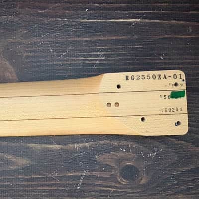 Ibanez Prestige RG2550 Neck Cosmo Black Hardware Made in Japan image 17
