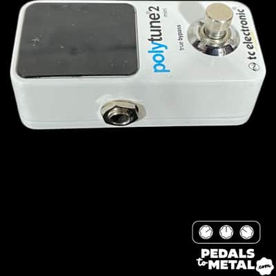 TC Electronic PolyTune 2 Mini Tuning Pedal 2010s - White X13296 image 4