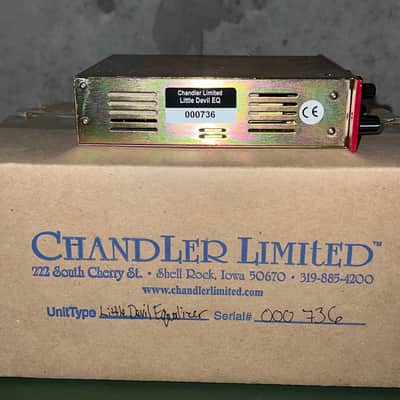 Chandler Limited Little Devil Equalizer 500 Series EQ Module 2010s - Red image 2