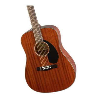 Fender CD-60S Dreadnought 6-String Acoustic Guitar (Right-Hand, All-Mahogany) image 8