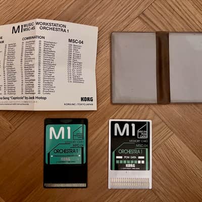 Korg M1 Memory Cards - Set of 7 for M1, M1R, T1, T3, T3, M3R image 3