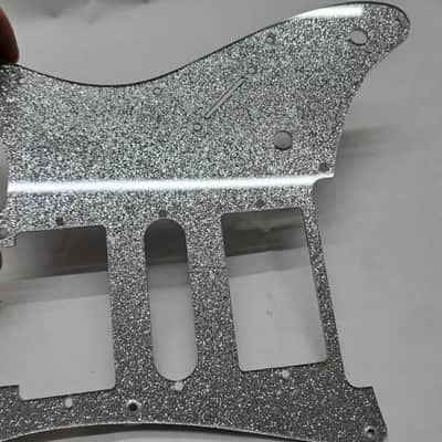 Platinum Silver Glitter Pickguard fits Ibanez (tm) RG350 MDX HSH image 7