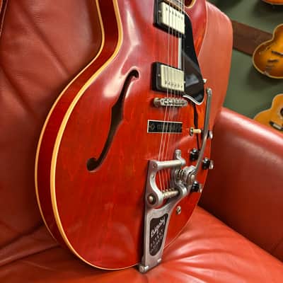 2018 Gibson Memphis '63 ES-335 Block with Varitone & Bigsby Sixties Cherry VOS image 6