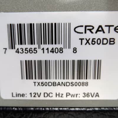 Crate Taxi Limo Street Portable Guitar Amp/PA 50 Watt 2 channel TX50D Battery Busk 1 10 TX50DB TX50 Buskin image 10