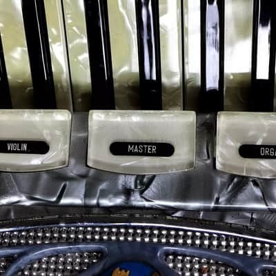 Silvio Soprani Piano Accordion 1940s - Grey Pearlescent image 4