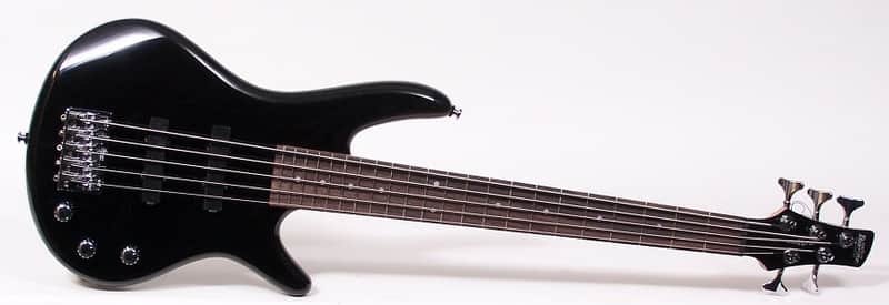 Ibanez GSR Mikro 5-String Bass Guitar Black image 1