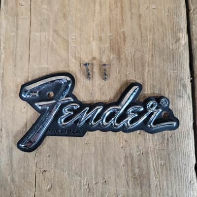 Fender Amp Logo 1970s 1978 With Screws image 1
