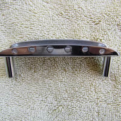 Vintage Fender Jaguar Bridge Fits Jazzmaster & Mustang Clean Vintage Jaguar Bridge Base Pre CBS Style READ ENTIRE DESCRIPTION image 1