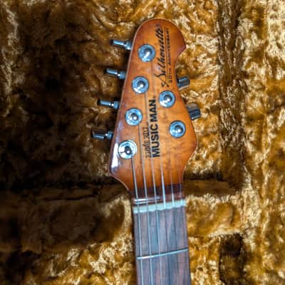 Ernie Ball Music Man Silhouette 20th Anniversary Model 2006 - Caramel Burst image 3