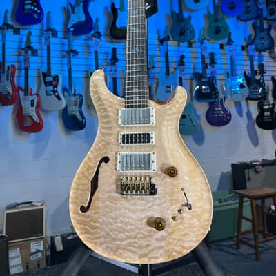 PRS 2025 Wood Library Special 22 Semi Hollow, Custom - Quilt Natural, Paisley Case, Signature Dealer / 553 image 6