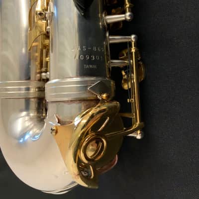 Jupiter JAS-869 Alto Saxophone Silver-plated w/ Gold Lacquer Keys