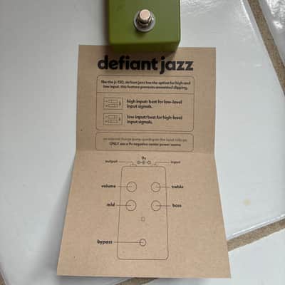 yesterday Defiant Jazz (JC-120 preamp) 2025 image 4