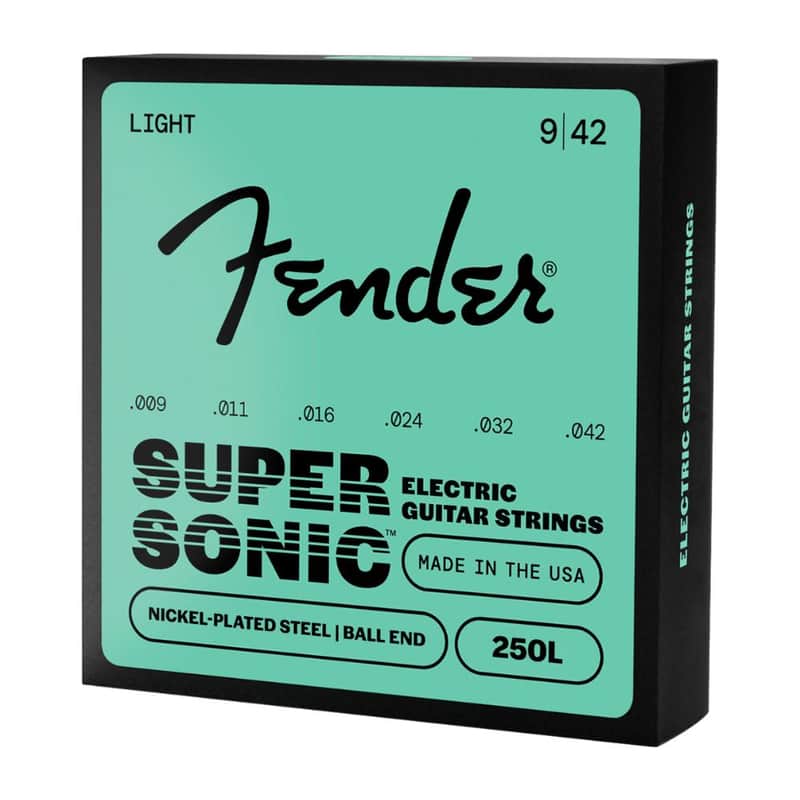 Fender Super 250L NPS Ball End Strings | 9-42 | 3-Pack image 1
