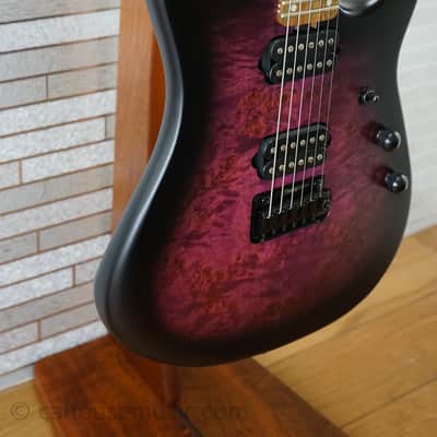 Sterling Jason Richardson Signature Cutlass - Cosmic Purple Burst Satin - With Bag image 8