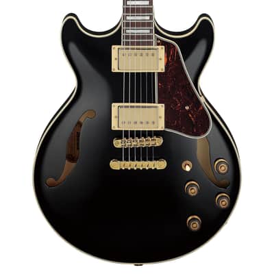Used Ibanez AM73G AM Artcore Semi-Hollow Electric Guitar - Black image 1