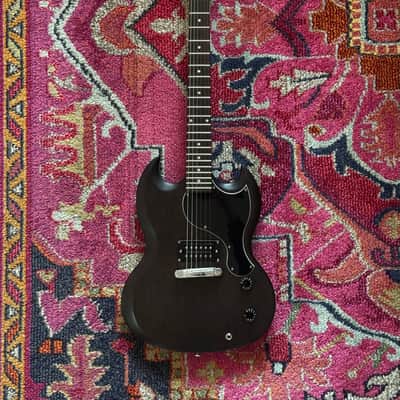 Epiphone SG Junior Limited Edition 2012 - Worn Black image 1