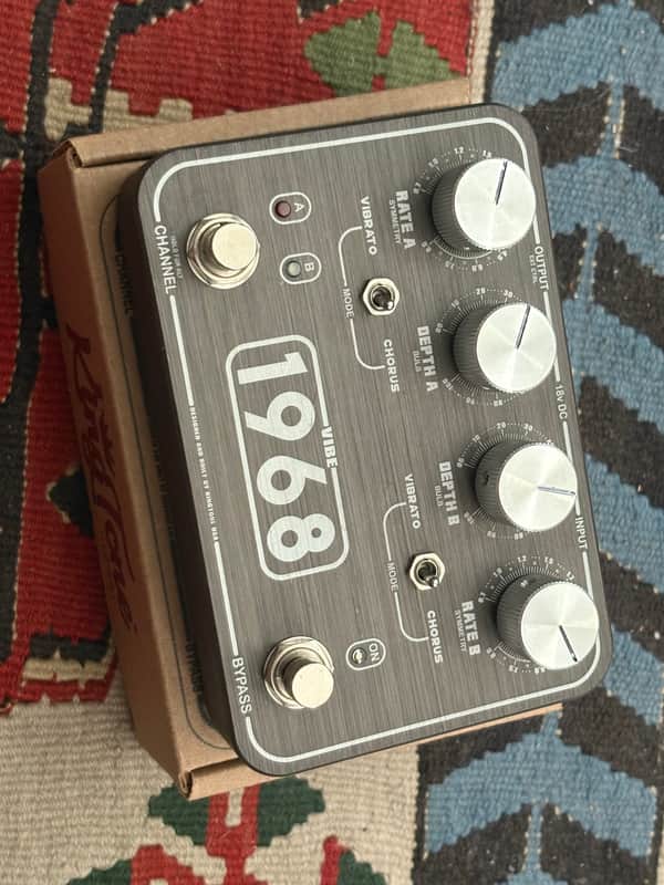 King Tone Guitar Vibe 1968 V2 with Expression Jack 2022 - Present - Silver image 1