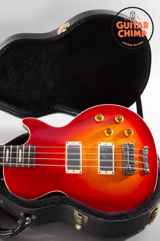 1997 Gibson LPB-3 Les Paul Standard Bass Heritage Cherry Sunburst image 1