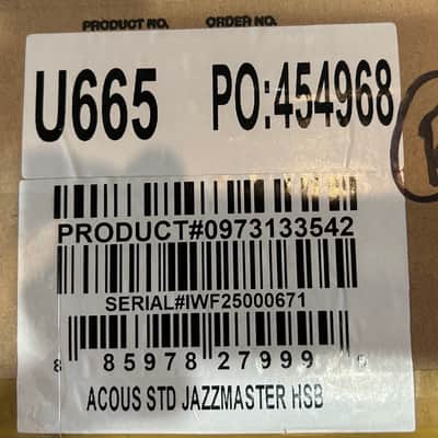 Fender Acoustasonic Standard Jazzmaster 2025 - Honey Burst / 5lbs. 3.2oz. #IWF25000671 image 11