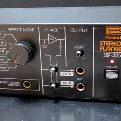 Roland SBF-325 Stereo Flanger 1979 - 1984 - Black image 6