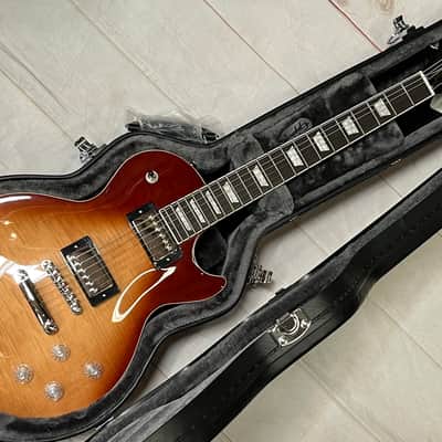 Epiphone Les Paul Modern Figured Caffe Latte Fade w/ Hard Case New Unplayed Auth Dlr 7lb13oz #8300 image 2