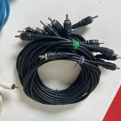 Lot of 47 Vintage Tascam Color coded RCA cables 5’ image 17
